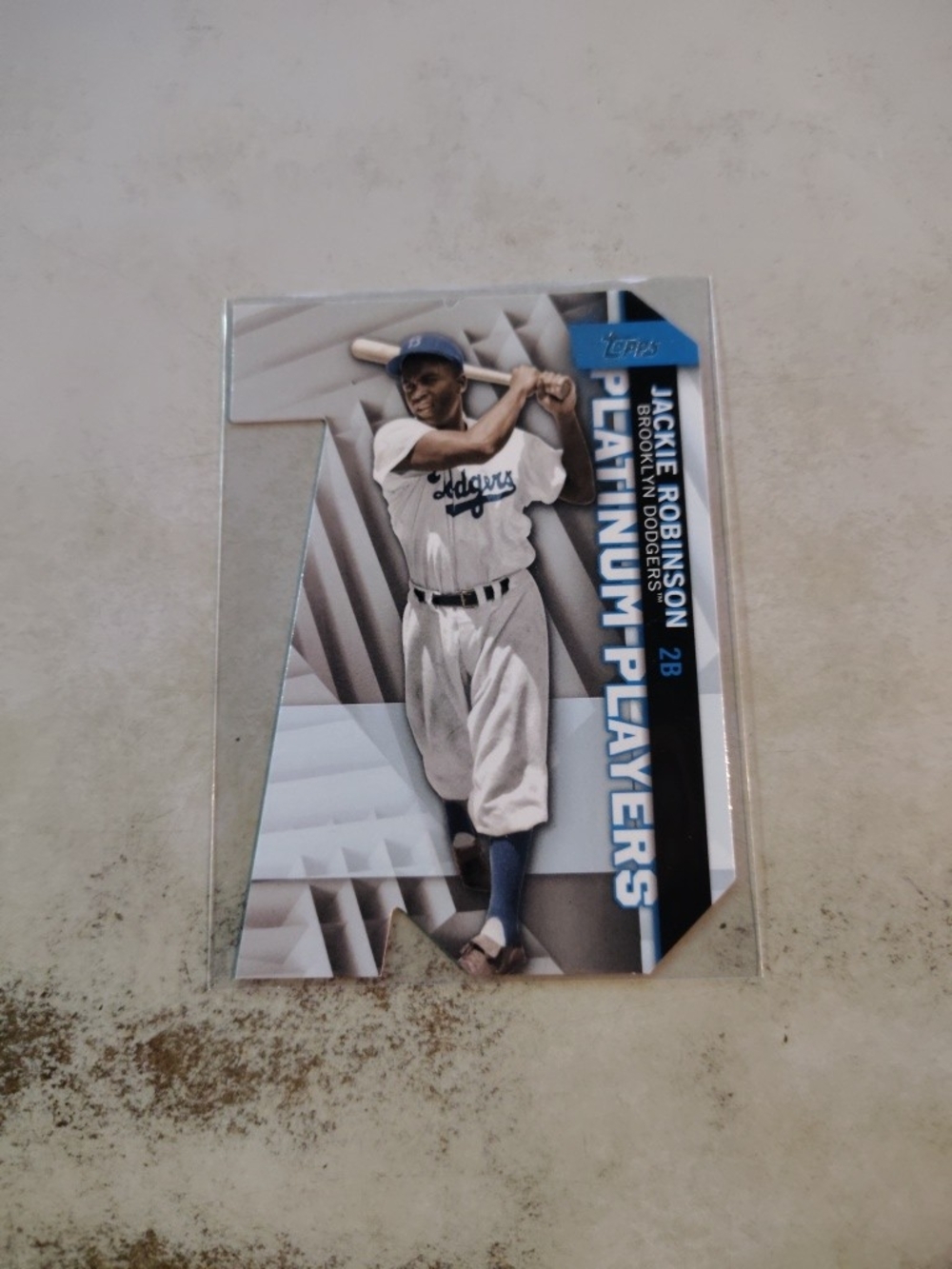Jackie Robinson 2021 Topps Platinum Players Die Cut Brooklyn Dodgers #PDC-5